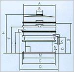 旋振筛安装图